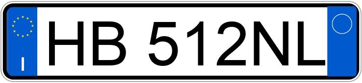 Numer rejestracyjny HB512NL posiada Tesla S