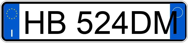 Numer rejestracyjny HB524DM posiada BMW X1