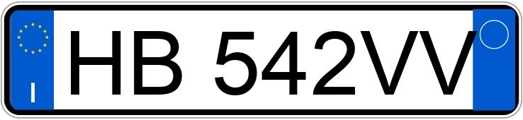 Numer rejestracyjny HB542VV posiada MAZDA MX-5 4a serie