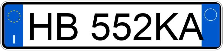 Numer rejestracyjny HB552KA posiada TESLA Model 3 Numer rejestracyjny HB552KA posiada TESLA Model 3