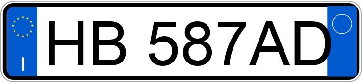 Numer rejestracyjny HB587AD posiada ALFA ROMEO Tonale