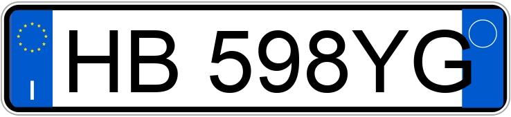 Numer rejestracyjny HB598YG posiada TESLA Model 3 Numer rejestracyjny HB598YG posiada TESLA Model 3