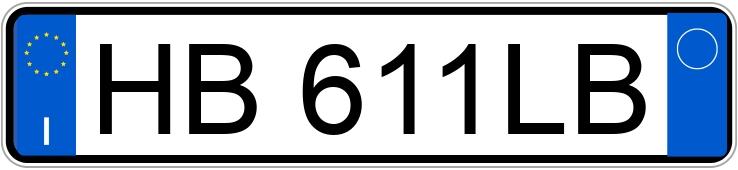 Numer rejestracyjny HB611LB posiada TOYOTA Aygo X