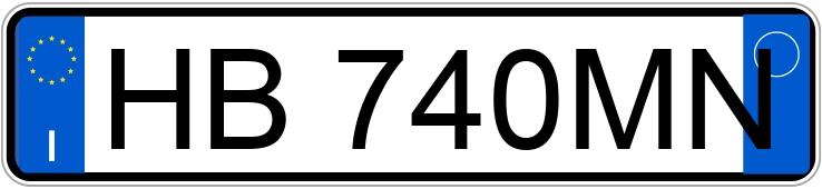 Numer rejestracyjny HB740MN posiada BMW Serie3
