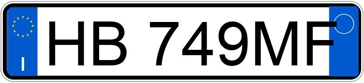 Numer rejestracyjny HB749MF posiada BMW X1