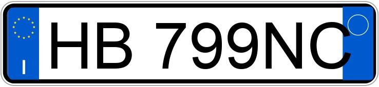 Numer rejestracyjny HB799NC posiada ICH-X K3