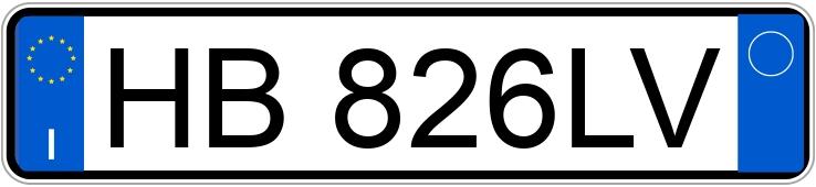 Numer rejestracyjny HB826LV posiada Fiat Doblo
