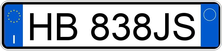 Numer rejestracyjny HB838JS posiada AUDI A5 LIMOUSINE