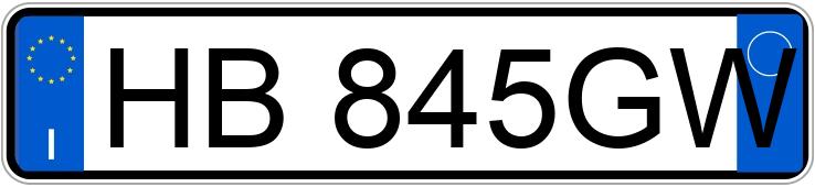 Numer rejestracyjny HB845GW posiada MERCEDES GLC