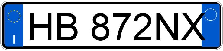 Numer rejestracyjny HB872NX posiada VOLKSWAGEN Polo 5a serie Numer rejestracyjny HB872NX posiada VOLKSWAGEN Polo 5a serie