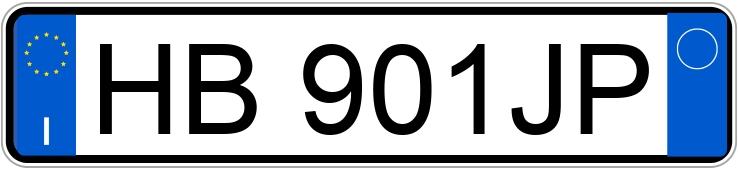 Numer rejestracyjny HB901JP posiada BMW X3