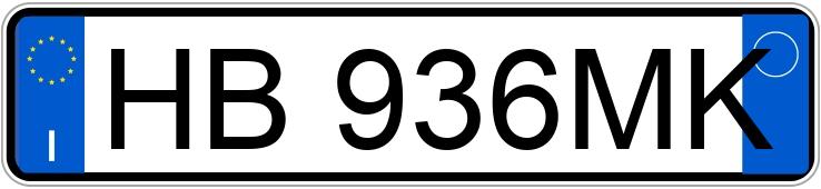 Numer rejestracyjny HB936MK posiada CITROEN C3 4a serie