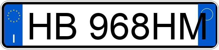 Numer rejestracyjny HB968HM posiada FIAT Grande Panda