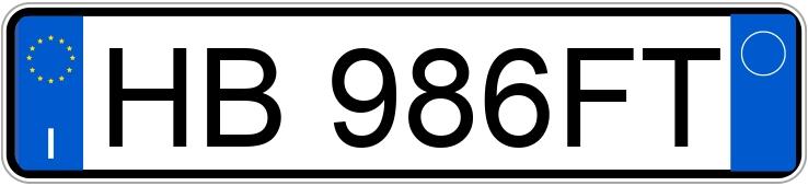 Numer rejestracyjny HB986FT posiada BYD Dolphin Surf