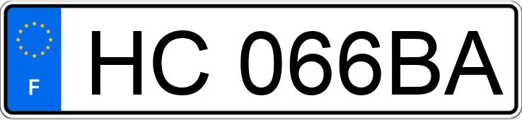 Die Registrierungsnummer HC066BA hat KIA STONIC