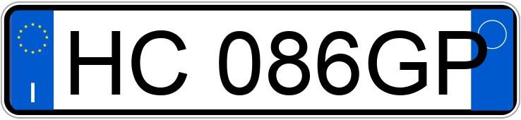 Numer rejestracyjny HC086GP posiada LEAPMOTOR T03