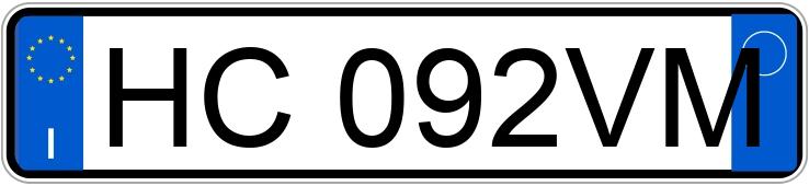 Numer rejestracyjny HC092VM posiada TESLA Model 3 Numer rejestracyjny HC092VM posiada TESLA Model 3