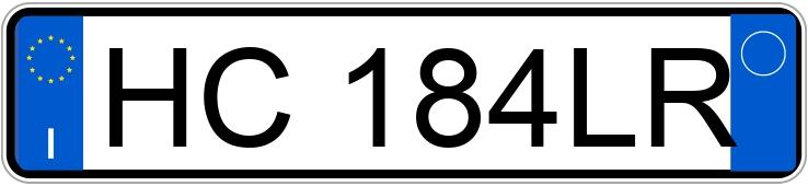 Numer rejestracyjny HC184LR posiada FIAT 600