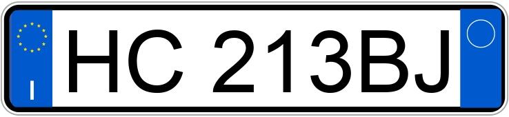 Numer rejestracyjny HC213BJ posiada LAND ROVER RR Sport 3a serie