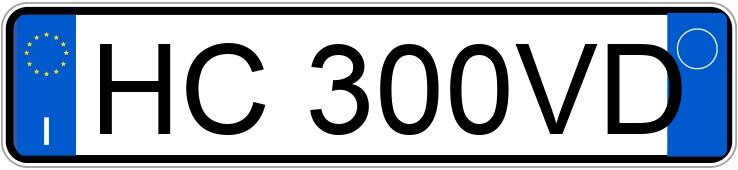 Numer rejestracyjny HC300VD posiada OPEL CORSA