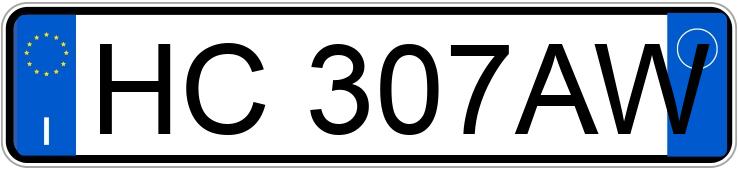 Numer rejestracyjny HC307AW posiada VOLKSWAGEN Polo 6a serie