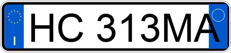 Numer rejestracyjny HC313MA posiada AUDI A3 4a serie Numer rejestracyjny HC313MA posiada AUDI A3 4a serie