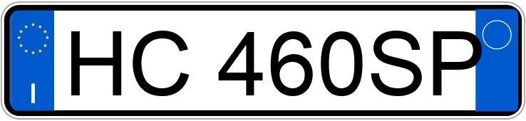 The registration number HC460SP has FORD KUGA