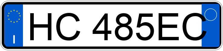 Numer rejestracyjny HC485EC posiada NISSAN Qashqai 3a serie