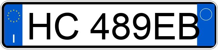 Numer rejestracyjny HC489EB posiada FIAT 600