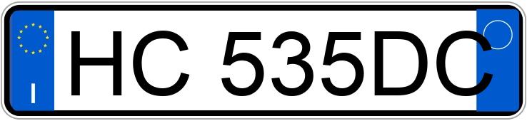 Numer rejestracyjny HC535DC posiada MERCEDES Classe A