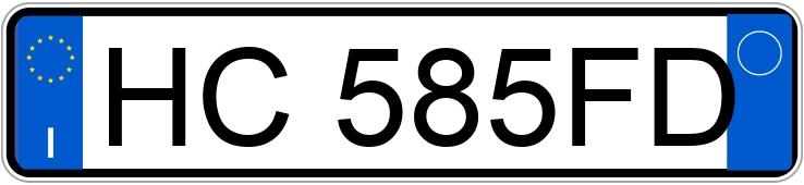 Numer rejestracyjny HC585FD posiada RENAULT Clio 5a serie