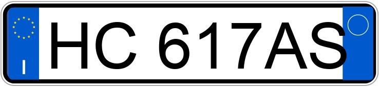 Numer rejestracyjny HC617AS posiada OMODA Omoda 5