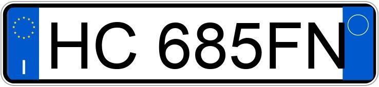 Numer rejestracyjny HC685FN posiada DACIA Duster 3a serie