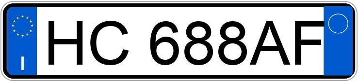 Numer rejestracyjny HC688AF posiada MERCEDES GLA