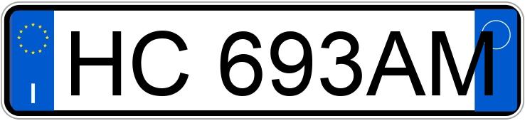 Numer rejestracyjny HC693AM posiada MERCEDES GLC Coupe