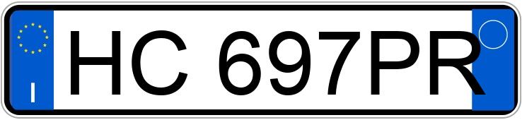 Le numéro d’enregistrement HC697PR a MERCEDES-BENZ AMG G 63