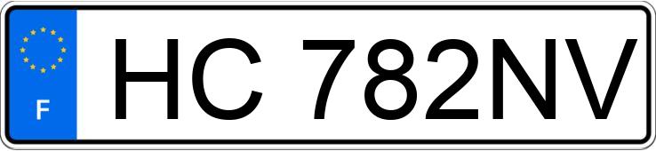 Numer rejestracyjny HC782NV posiada PEUGEOT 208