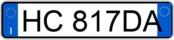 Numer rejestracyjny HC817DA posiada TESLA Model 3 Numer rejestracyjny HC817DA posiada TESLA Model 3