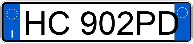 Numer rejestracyjny HC902PD posiada HONDA PRELUDE