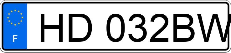 Numer rejestracyjny HD032BW posiada PEUGEOT 308 III