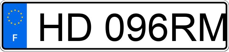 RegistreringsnummerHD096RM har PORSCHE 911