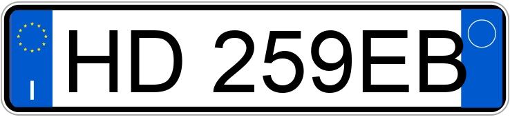 Numer rejestracyjny HD259EB posiada CUPRA CUPRA LEON