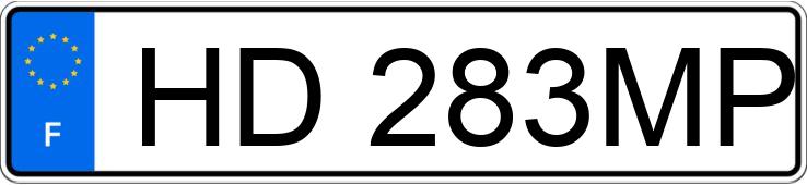 Numer rejestracyjny HD283MP posiada BMW SERIE 1 IV