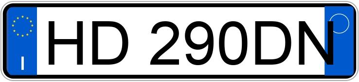 Numer rejestracyjny HD290DN posiada FIAT PANDA