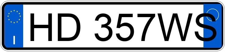 El número de registro HD357WS tiene MERCEDES-BENZ V-KLASSE