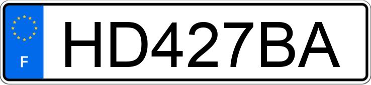 Numer rejestracyjny HD427BA posiada RENAULT AUSTRAL