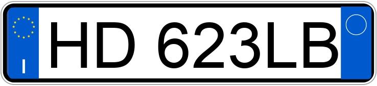 Registreringsnummeret HD623LB har PEUGEOT 2008