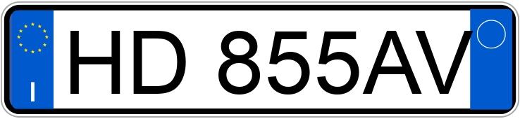 Numer rejestracyjny HD855AV posiada MERCEDES-BENZ CLA 180