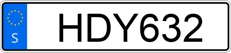 Numer rejestracyjny HDY632 posiada BMW M3 GT