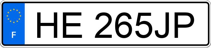 Numer rejestracyjny HE265JP posiada RENAULT CLIO V